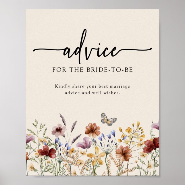 Póster de consejos para novias (Frente)