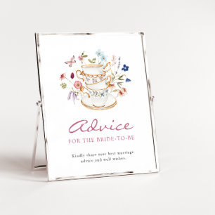 Póster de Consejos para Té Nupcial