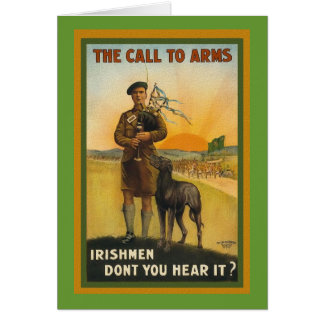 Poster de contratación irlandés de WWI