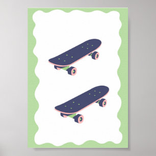 Póster de Cool Boys Skateboarding