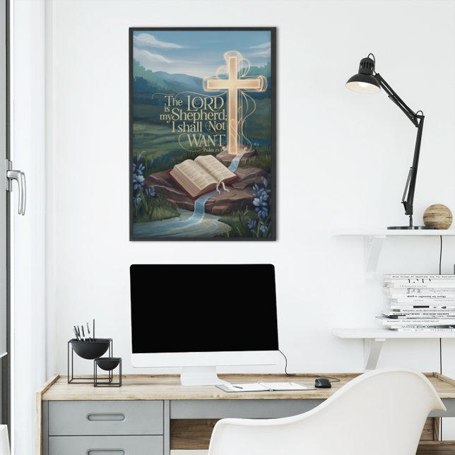 Poster de Cotización Bíblica inspiradora - Salmos (Subido por el creador)