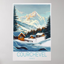 Póster de Courchevel Francia