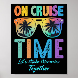 Póster De crucero en familia Hamas Alaska vacaciones de c