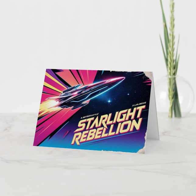 Póster de Cultura Retro Pop Rebelión Estelar 80s- (Anverso)