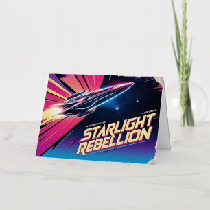 Póster de Cultura Retro Pop Rebelión Estelar 80s-