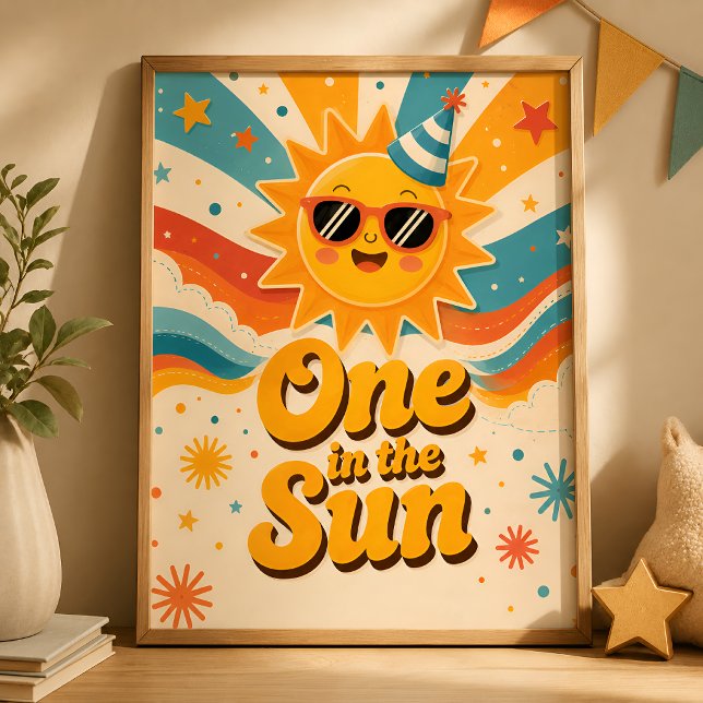 Póster de cumpleaños uno al sol (Subido por el creador)