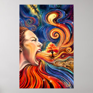 Póster de Dama de Primavera - Pintura