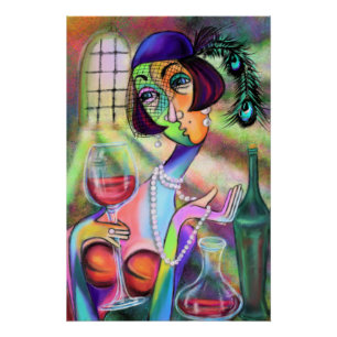 Póster de Dama Moderna Perla