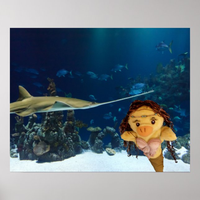 Póster de Danni la Sirena (Frente)