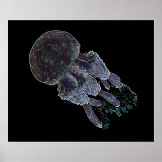 Póster de Dark Art Jellyfish por J.W. Fatherree.