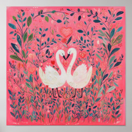 Póster 💕 de 🦢 de llamadas de apareamiento