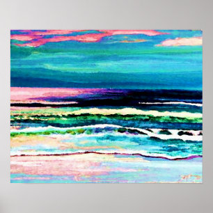 Poster de decoración de CricketDiane Beach - Océan