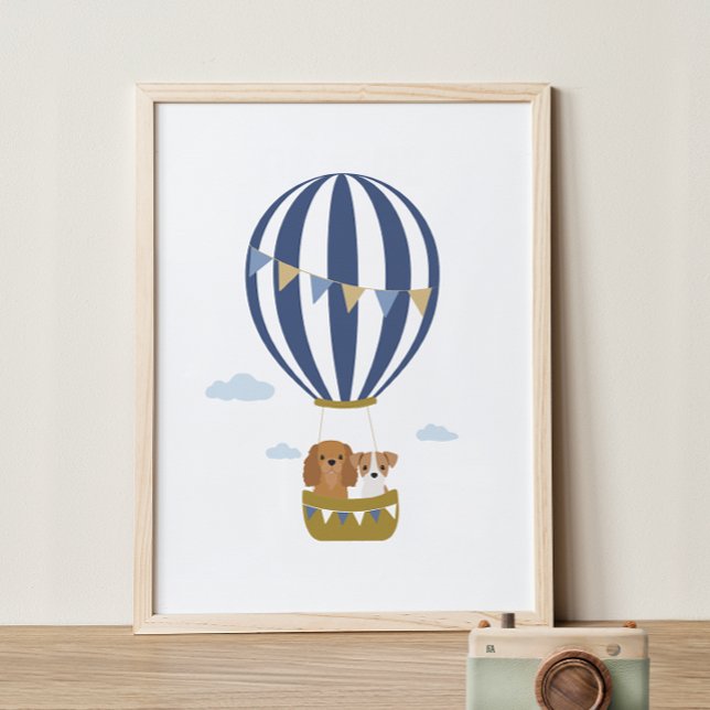 Poster de decoración de guardería con globo aerost (Subido por el creador)