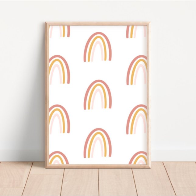 Poster de decoración de guardería rosa/dorada con  (Subido por el creador)