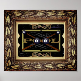 Poster de decoración de la piscina clásica (sala)