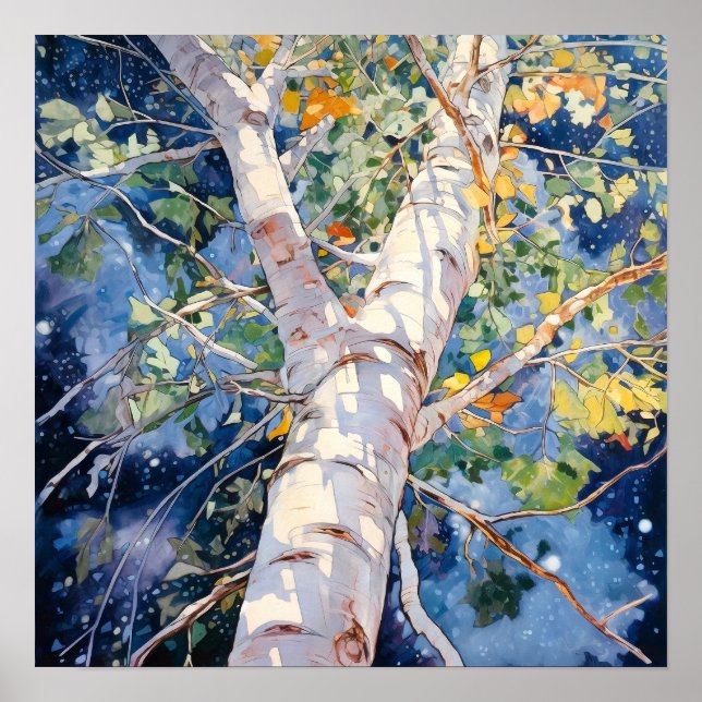 Poster de decoración del hogar del paisaje foresta (Frente)