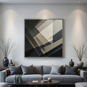 Póster de Decoración Moderna Abstracta con Estilo