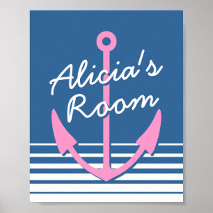 Póster de decoración personalizado de habitación d