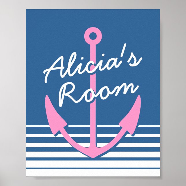 Póster de decoración personalizado de habitación d (Frente)