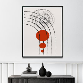 Poster De Decoración Única De Arte De Mediano De S