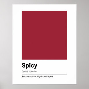 Poster de definición de amor - Arte moderno rojo