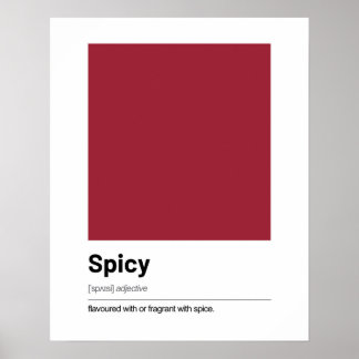 Poster de definición de amor - Arte moderno rojo