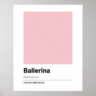 Poster de definición de Ballerina - Impresión de a