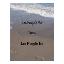poster de 'Dejen que la gente sea'
