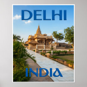 Póster de Delhi, India