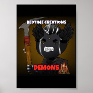 Póster de Demonios de Bedtime Creations