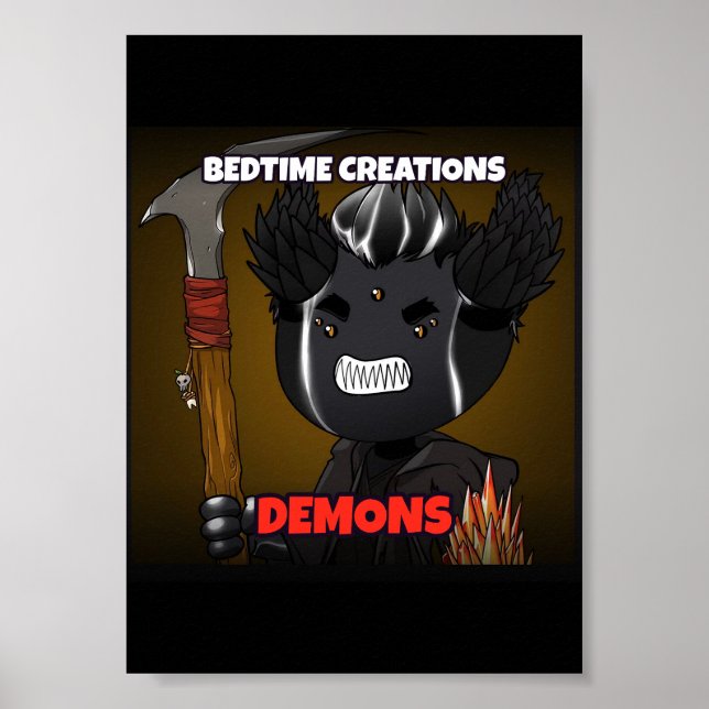Póster de Demonios de Bedtime Creations (Frente)