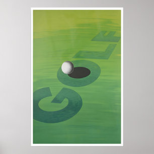 Póster de Deportes de Arte de Golf Impresión de Go