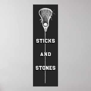 Póster de Deportes de Lacrosse