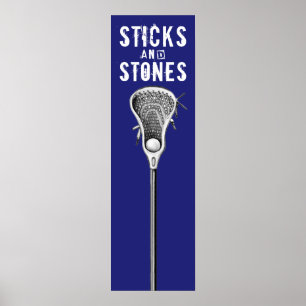 Póster de Deportes de Lacrosse