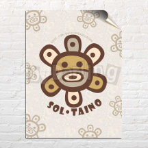 Poster de descarga de arte mural de Taino Sun Puer