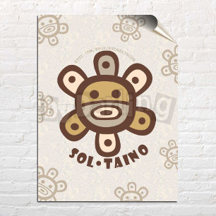 Poster de descarga de arte mural de Taino Sun Puer
