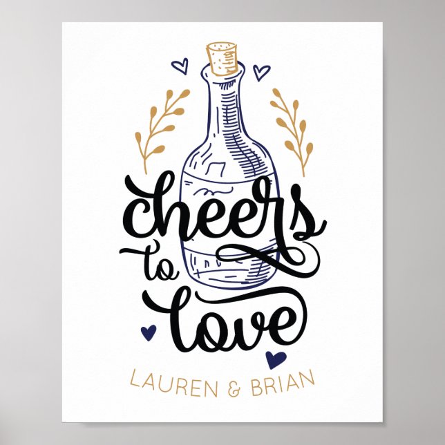 Póster de Despedida de Soltera 'Brindis por el Amo (Frente)