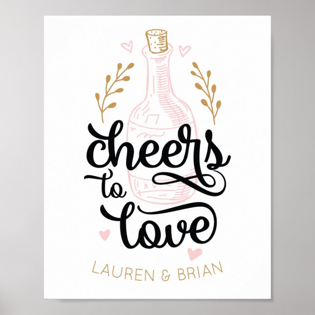 Póster de Despedida de Soltera 'Brindis por el Amo (Frente)