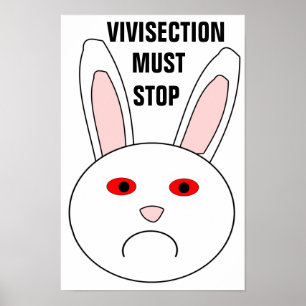 Póster de Detención de la Vivisección