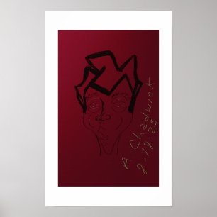 Póster de dibujo animado