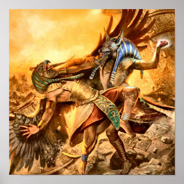 Póster de dioses egipcios (Frente)