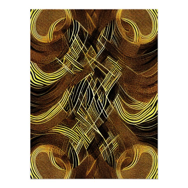 Poster de diseño abstracto de Eva 6 (Anverso)