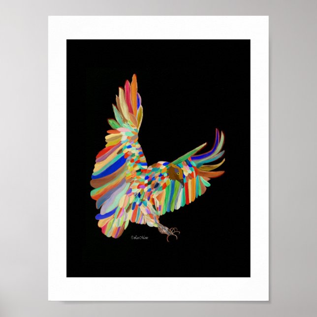 Póster de diseño creativo de LeeMarie Rainbow (Frente)