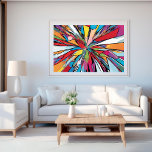 Poster de diseño de arte pop abstracto colorido<br><div class="desc">Sumérjase en un mundo de creatividad vibrante con nuestro colorido poster de diseño de arte pop abstracto. Esta electrizante obra de arte es una celebración de colores llamativos, formas abstractas y la exuberancia del arte pop. El diseño dinámico y los detalles intrincados crean una obra maestra visualmente cautivadora que encarna...</div>