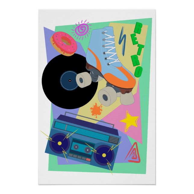Poster de diseño retro (Anverso)