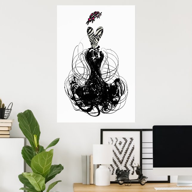 Póster de Diva de la Moda (Oficina en casa)