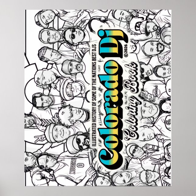 Póster de Dj de Colorado (Frente)