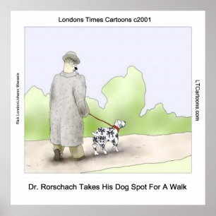 Póster de Dr Rorschach lleva a pasear a Spot