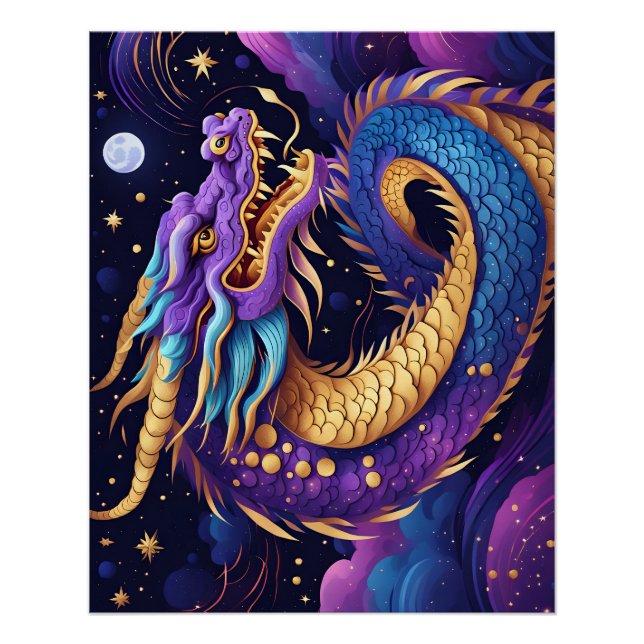póster de dragón celestial (Anverso)
