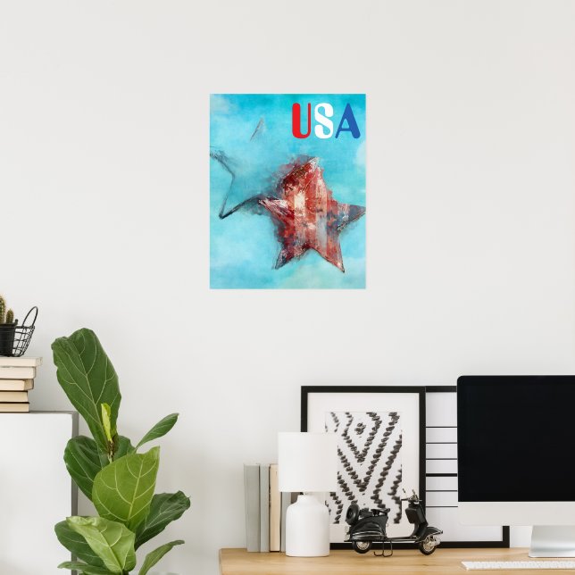 Póster de EE. UU. (Oficina en casa)